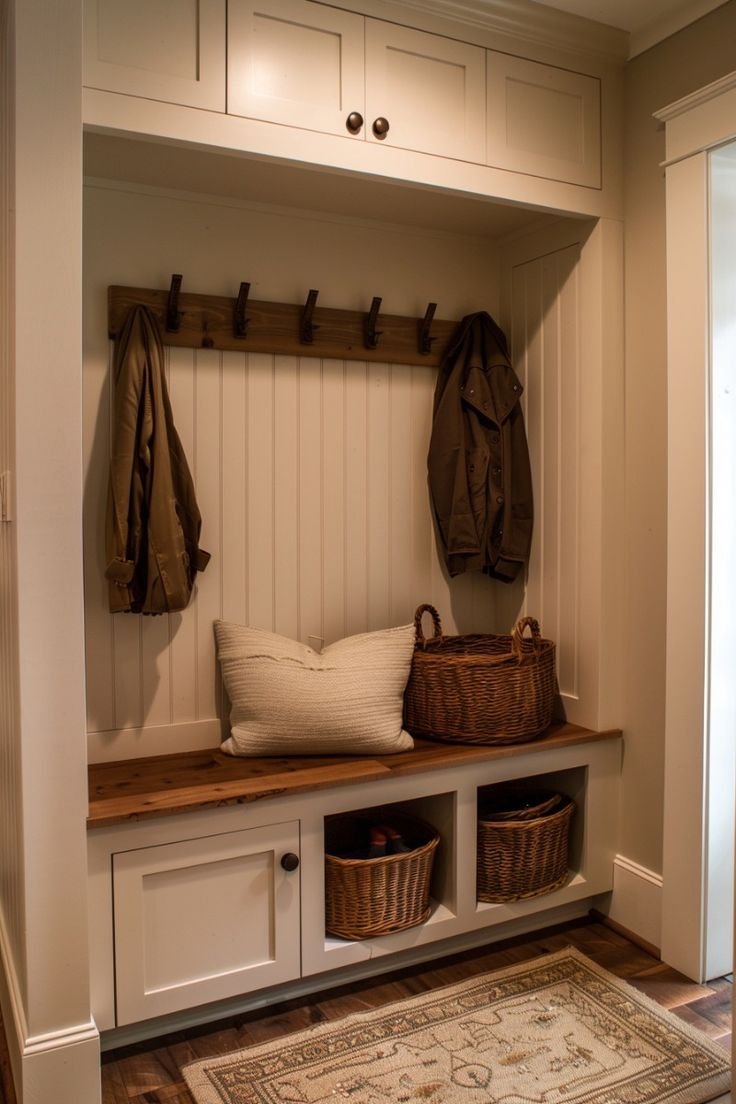 Create a Mudroom or Entryway: